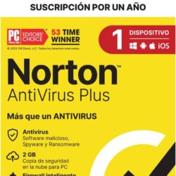 Norton Antivirus Plus 2gb 1 Dispositivo Por 1 Año